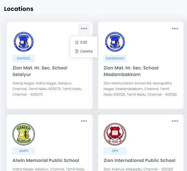 Multi-location model