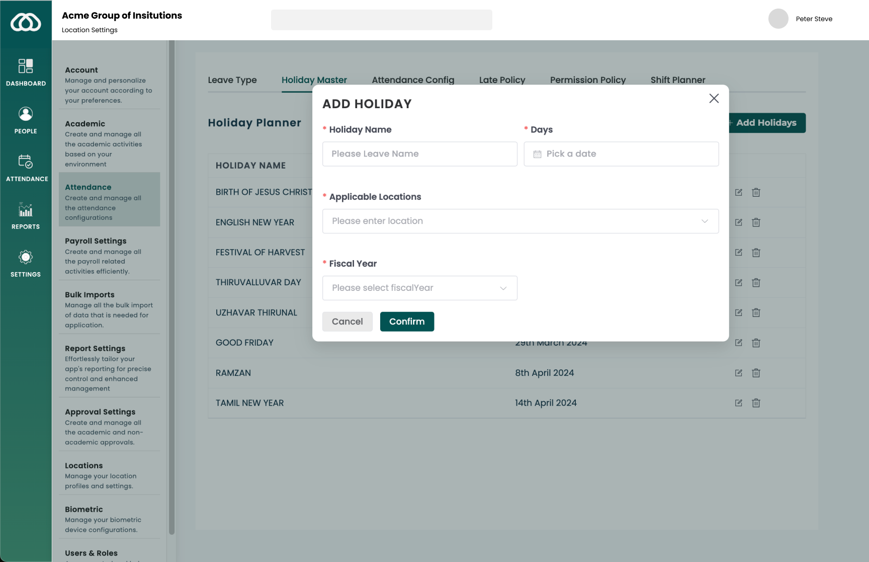 Multi-location model