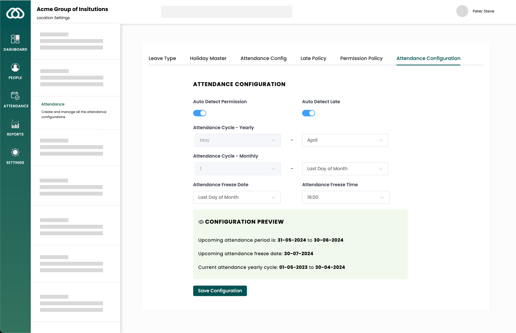 Multi-location model