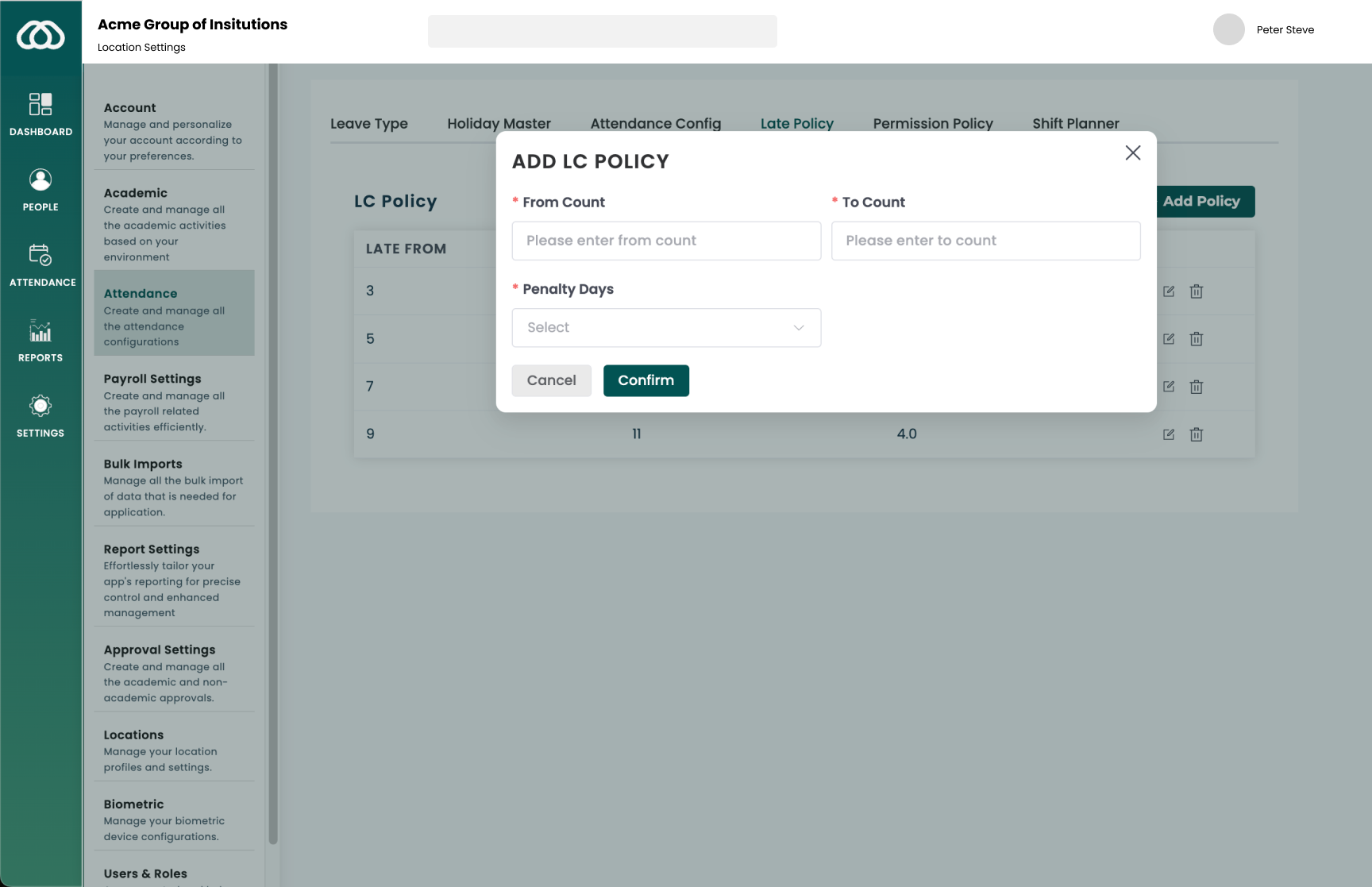 Multi-location model