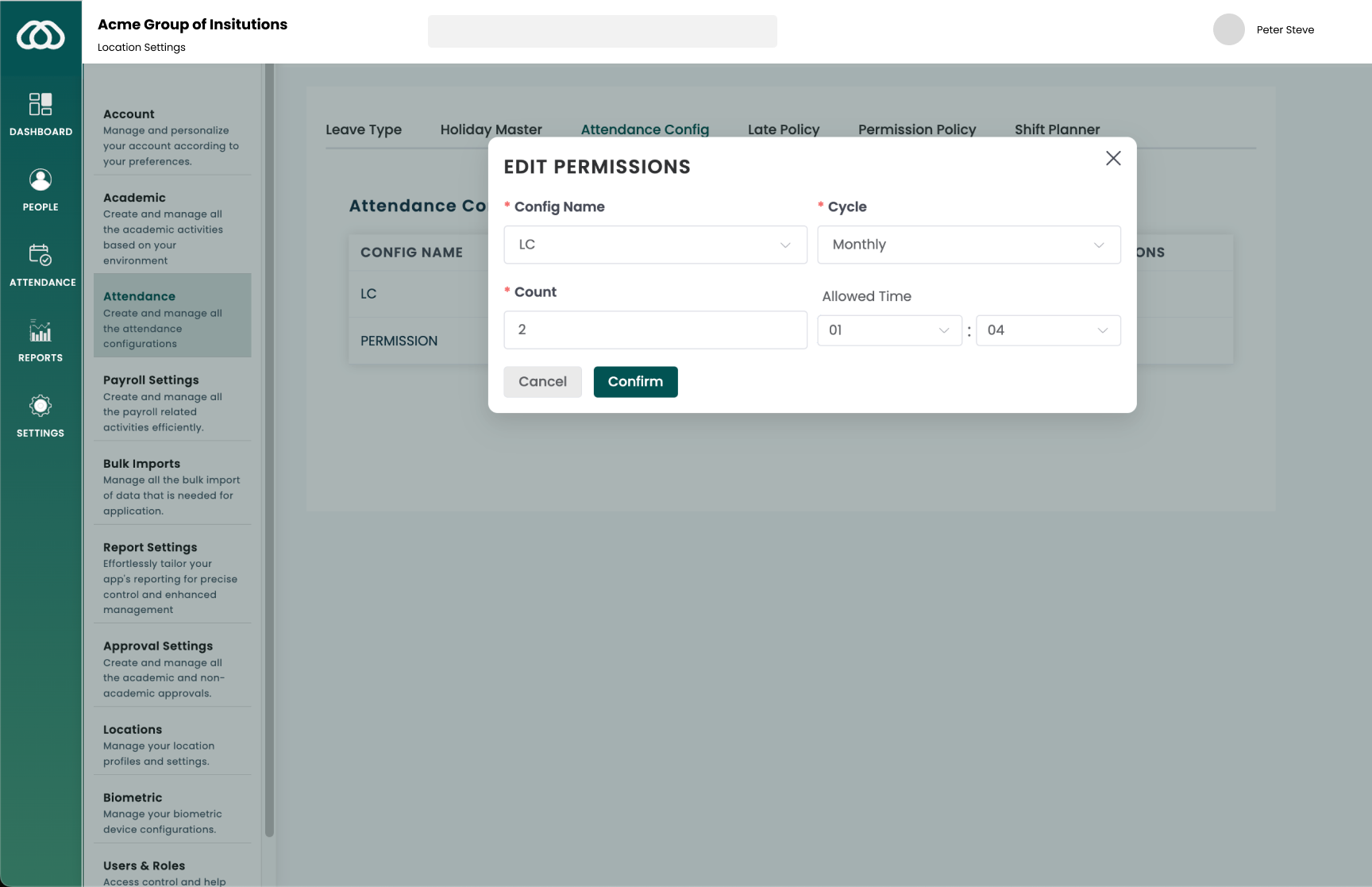 Multi-location model