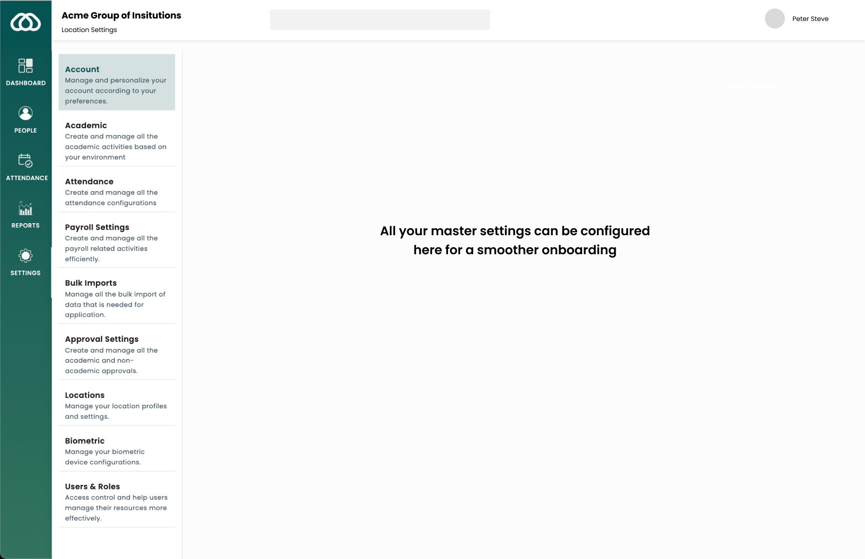 Multi-location model