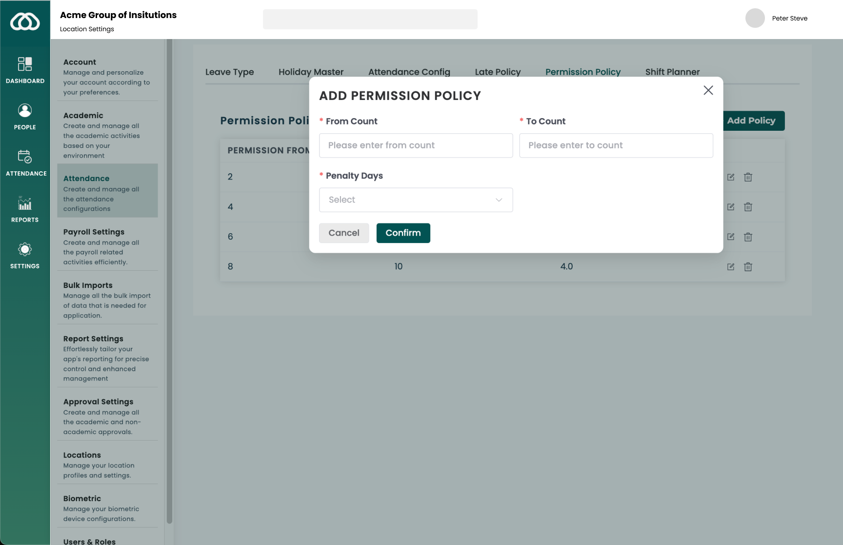 Multi-location model